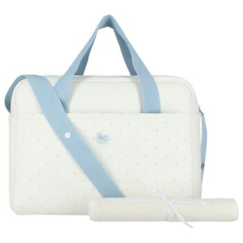 Ivory & Blue Stars Baby Changing Bag