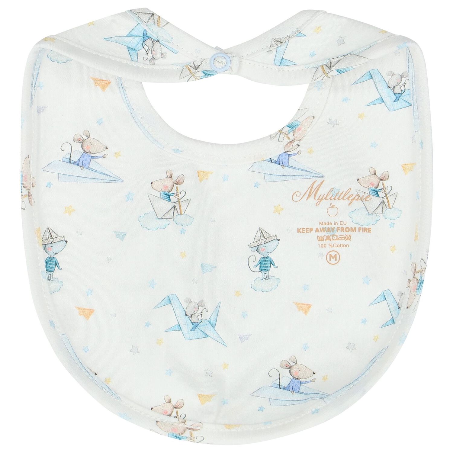 Baby Boys White Cute Mouse Babygrow Set, 1, hi-res