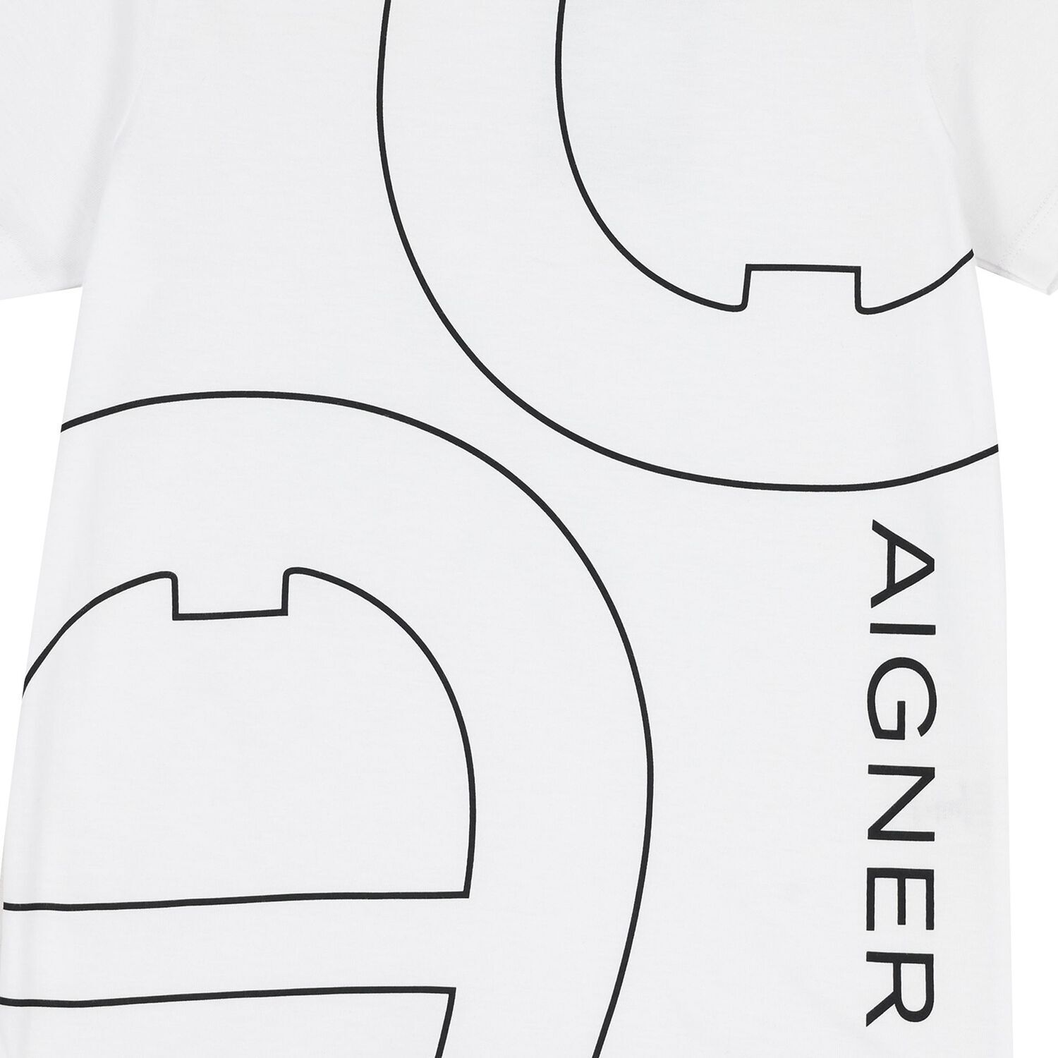 Boys White Logo T-Shirt, 1, hi-res