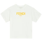 Ivory Logo T-Shirt, 1, hi-res