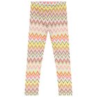 Girls Multi-Colored Zig Zag Leggings, 1, hi-res