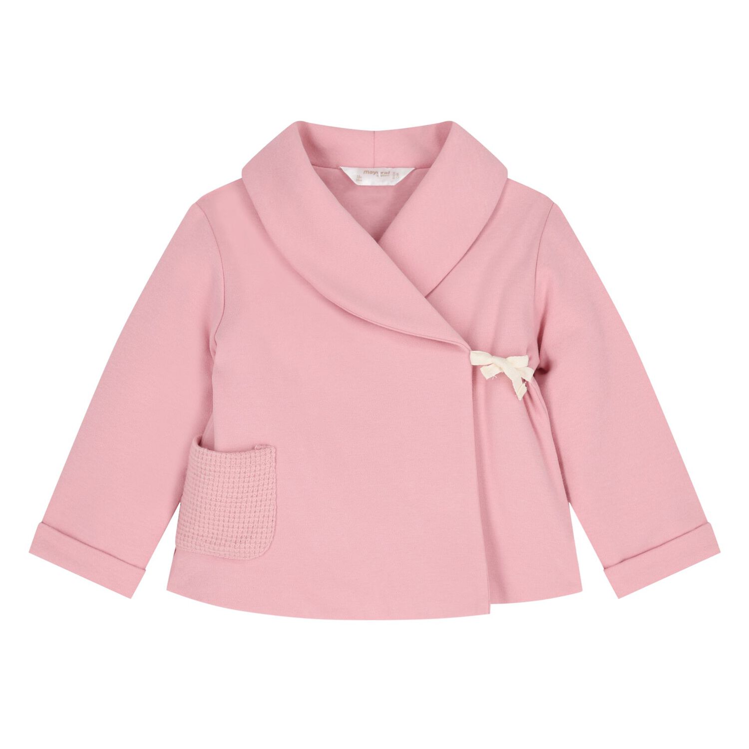 Baby Girls Pink & Beige Animals 3 Piece Trousers Set , 1, hi-res