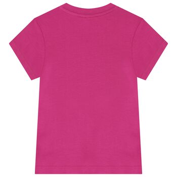 Girls Pink Logo T-Shirt