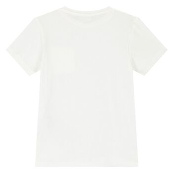 White Cotton Logo T-Shirt
