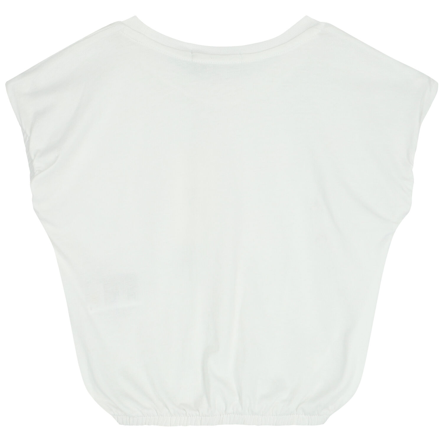 Girls White Logo T-Shirt, 2, hi-res