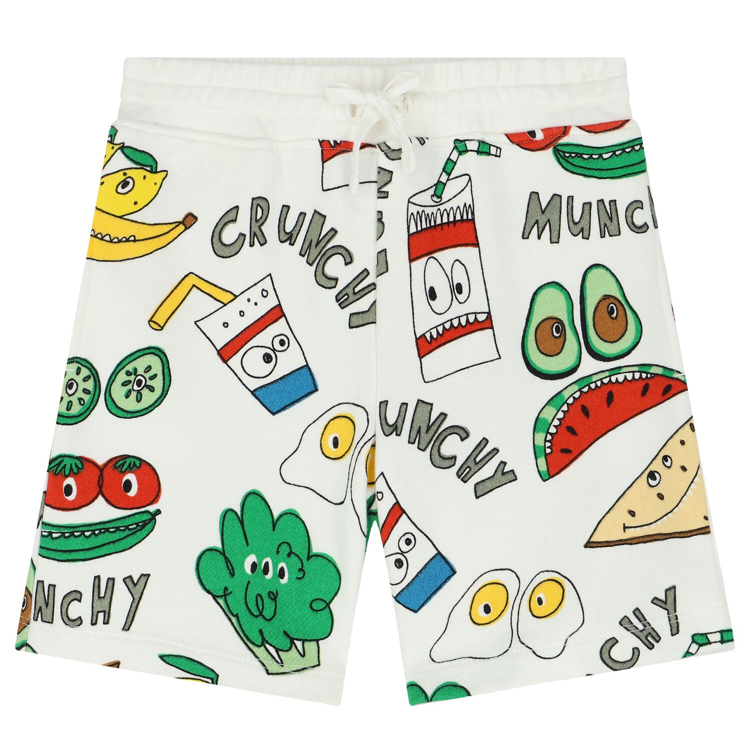 Boys Ivory Shorts, 1, hi-res