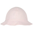 Baby Girls Pink Logo Reversible Hat, 1, hi-res