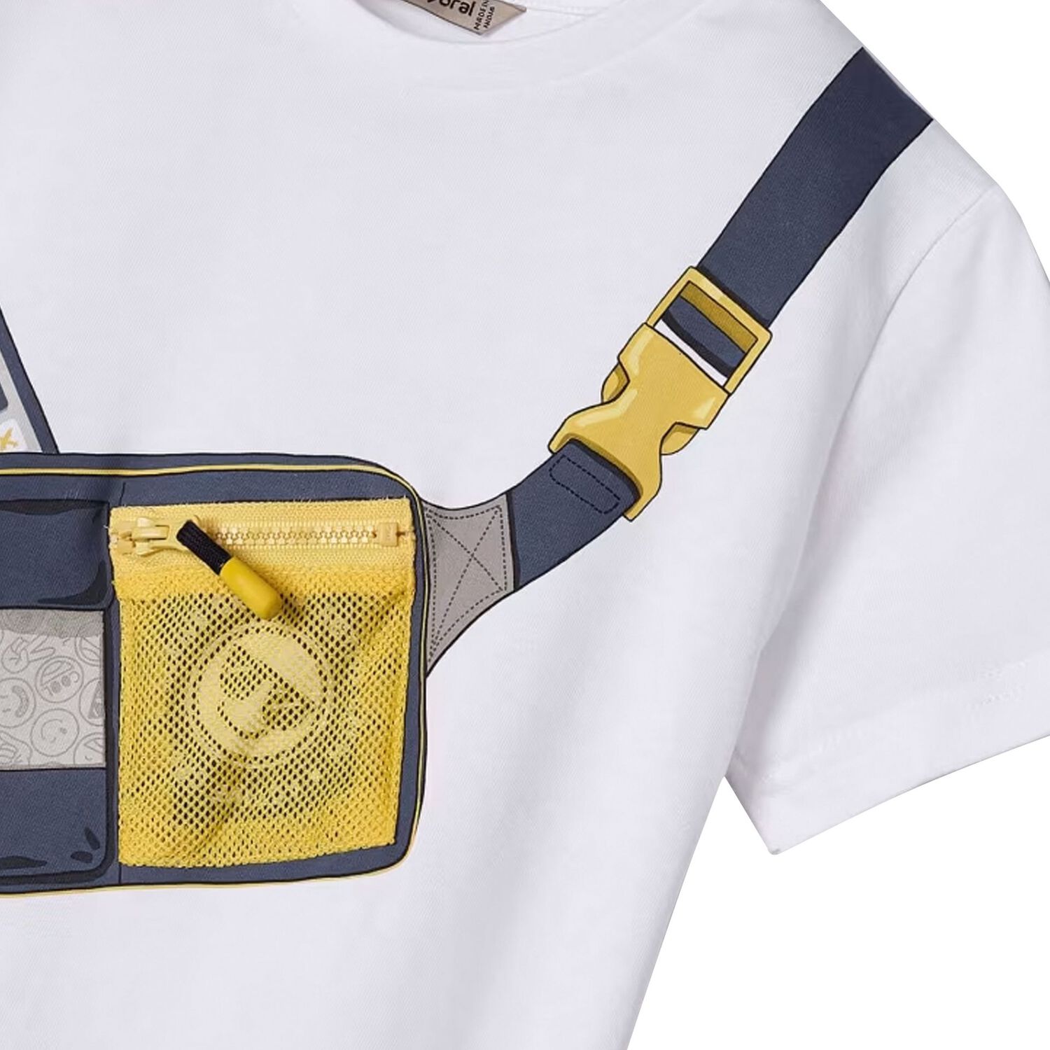 Boys White Bag T-Shirt, 1, hi-res image number null
