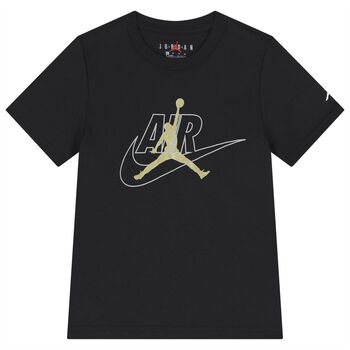 Boys Black Jordan Logo T-Shirt