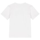 Boys White Logo T-Shirt, 1, hi-res
