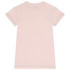 Girls Pink Zigzag Logo Dress, 1, hi-res