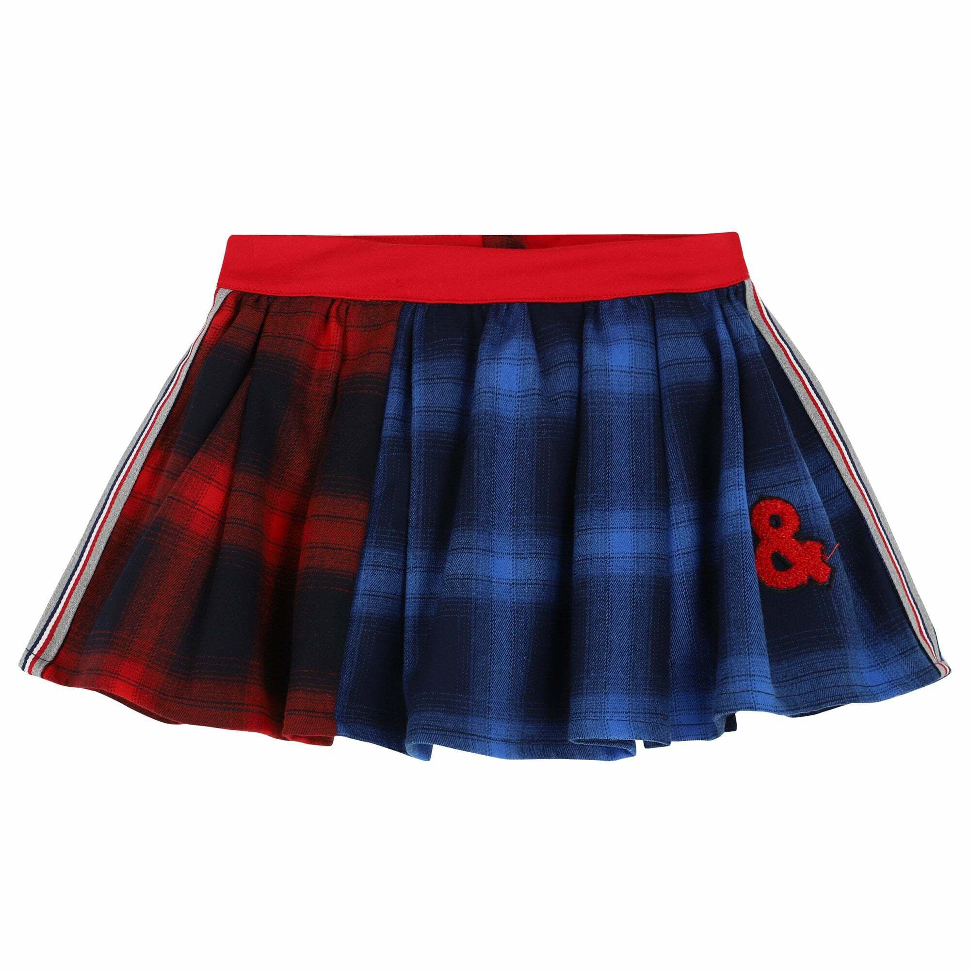 Fun Fun Baby Girls Blue Red Tartan Skirt Junior Couture UK