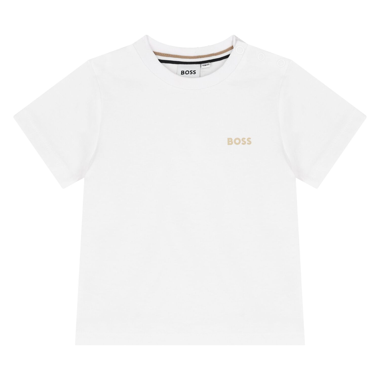 Younger Boys White & Navy Blue Shorts Set, 1, hi-res