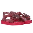 Younger Girls Pink Disney Sandals, 1, hi-res