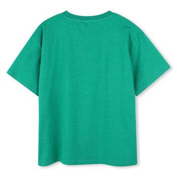 Boys Green Tiger T-Shirt