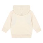 Younger Boys Beige Logo Hooded Top, 2, hi-res