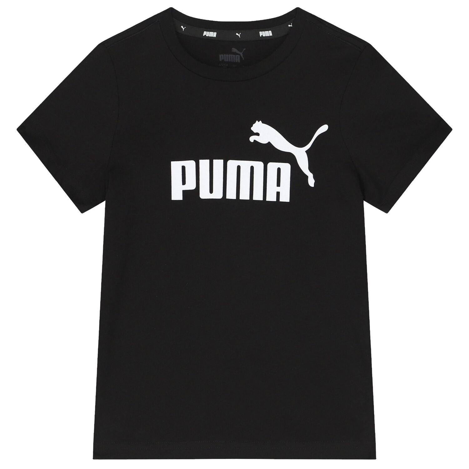 Boys Black Logo T-Shirt, 2, hi-res