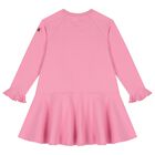 Girls Pink Logo Dress, 1, hi-res