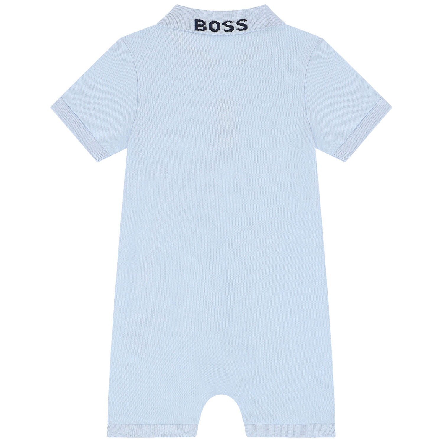 Baby Boys Blue Logo Polo Romper, 3, hi-res