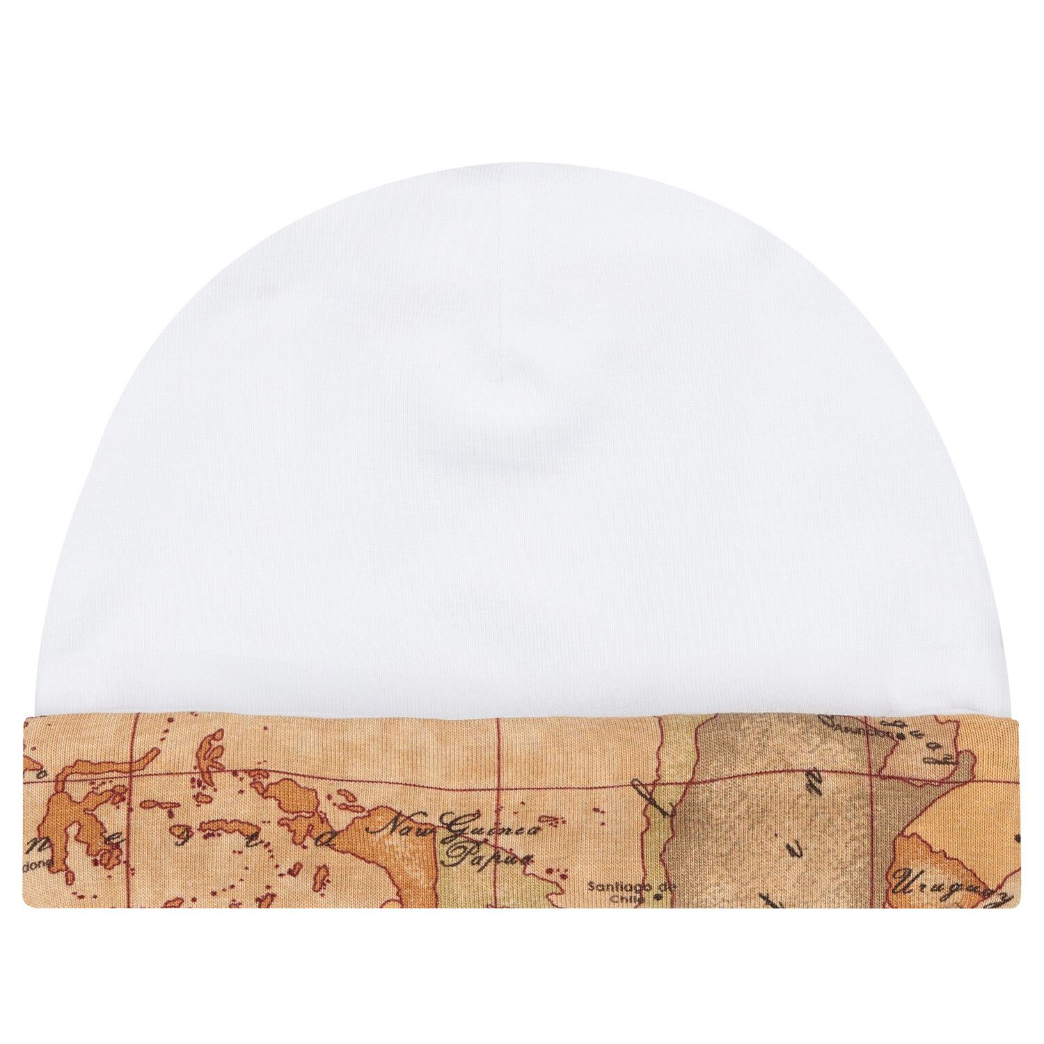 White & Beige Geo Map Babygrow Set, 1, hi-res