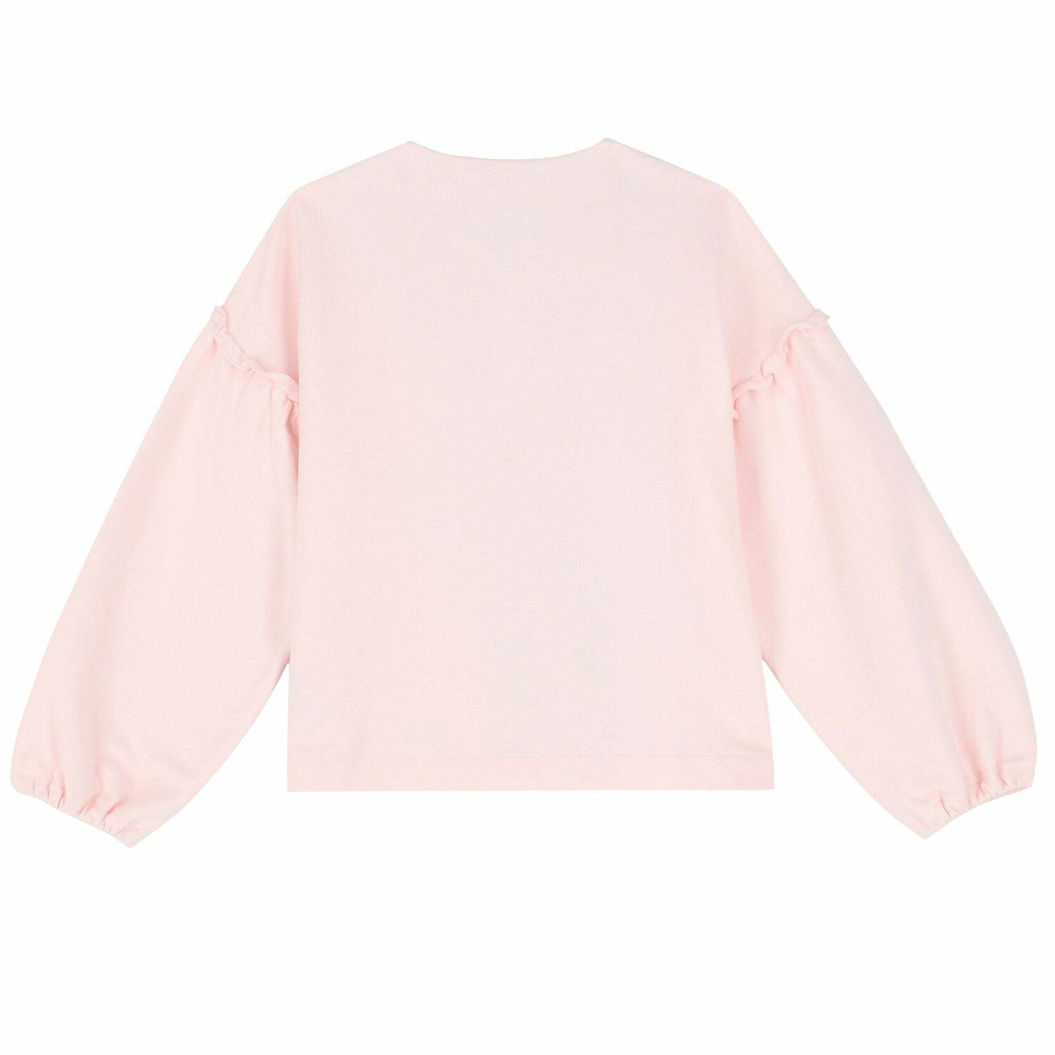 Girls Pink Logo Zip Up Top, 1, hi-res