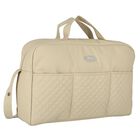 Beige Quilted Baby Changing Bag, 4, hi-res