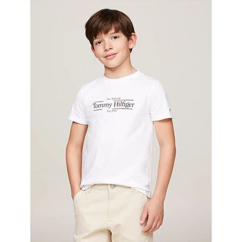 Boys White Logo T-Shirt