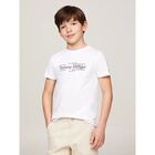Boys White Logo T-Shirt, 1, hi-res