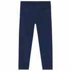 Boys Navy Logo Joggers, 1, hi-res