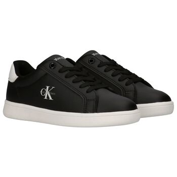Black & White Logo Trainers
