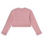 Younger Girls Pink Cardigan, 3, hi-res