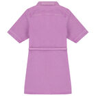 Girls Pink Logo Denim Dress, 1, hi-res