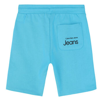 Boys Blue Logo Shorts