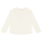 Girls Ivory Logo Sweatshirt, 1, hi-res