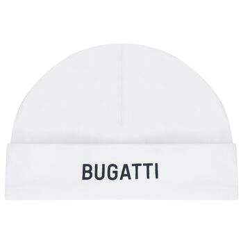 Baby Boys White Logo Hat