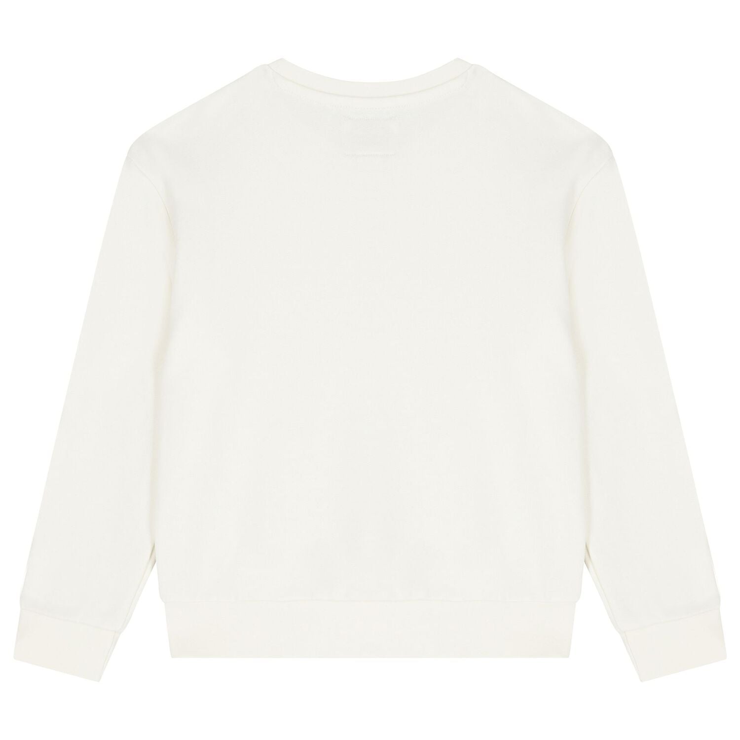 Girls Ivory Teddy Bear Logo Sweatshirt, 1, hi-res