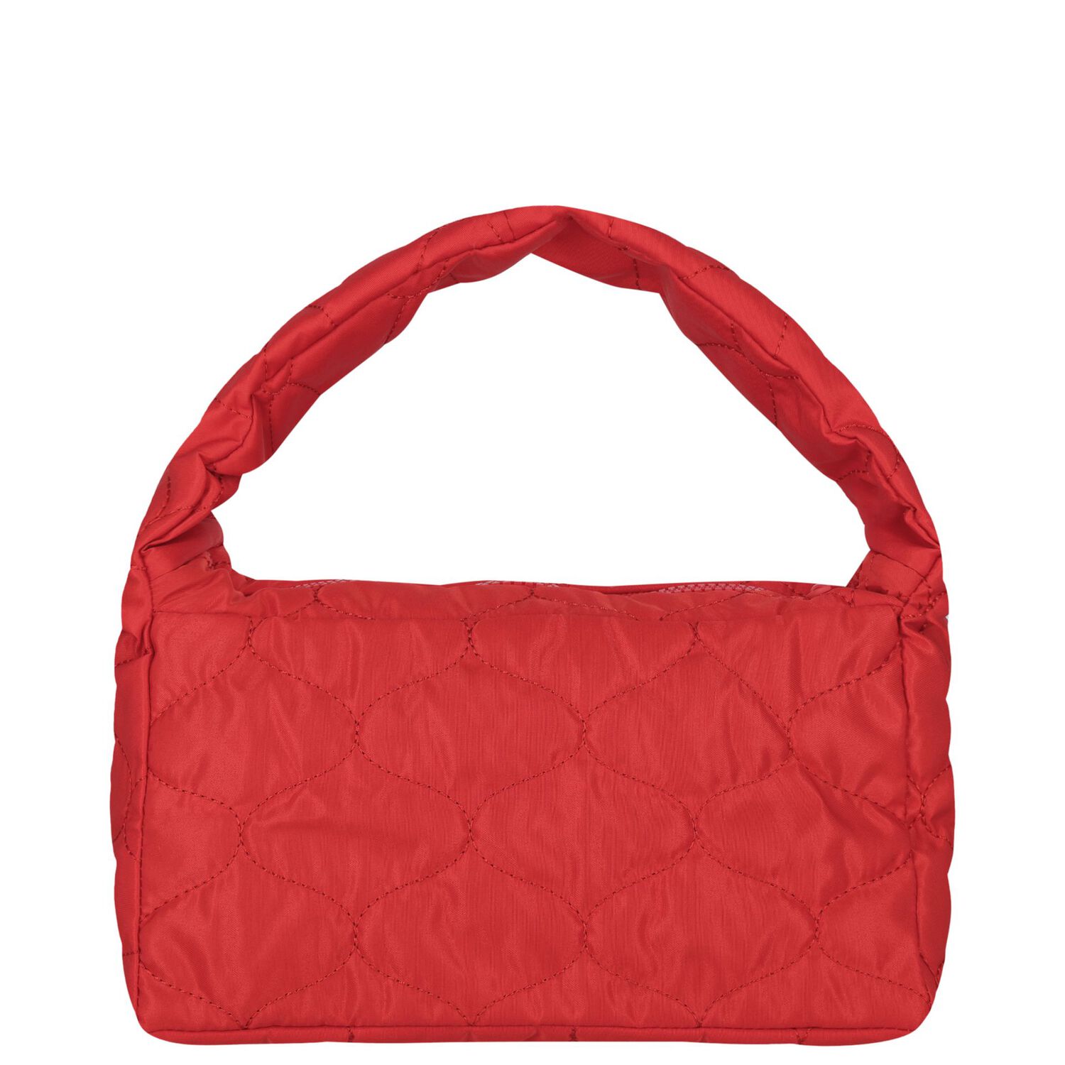 Girls Red Logo Quilted Shoulder Bag, 2, hi-res