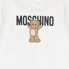 Younger White Teddy Bear Logo Tracksuit, 1, hi-res