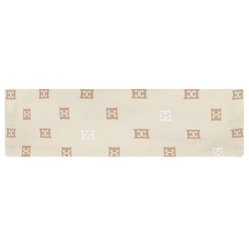Baby Girls Beige Logo Headband