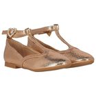 Girls Rose Gold Shoes, 1, hi-res