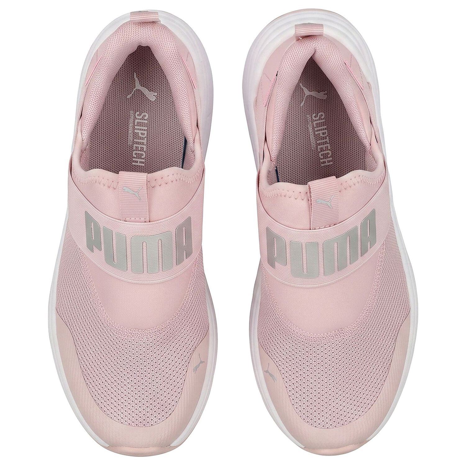Girls Pink Softride Wired 2 Sliptech Trainers, 2, hi-res