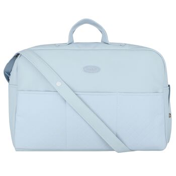 Blue Quilted Baby Changing Bag