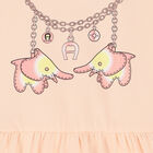 Younger Girls Pink Elephant Logo Dress, 1, hi-res