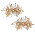 Girls Gold Lily Rose Hair Clip, 4, hi-res
