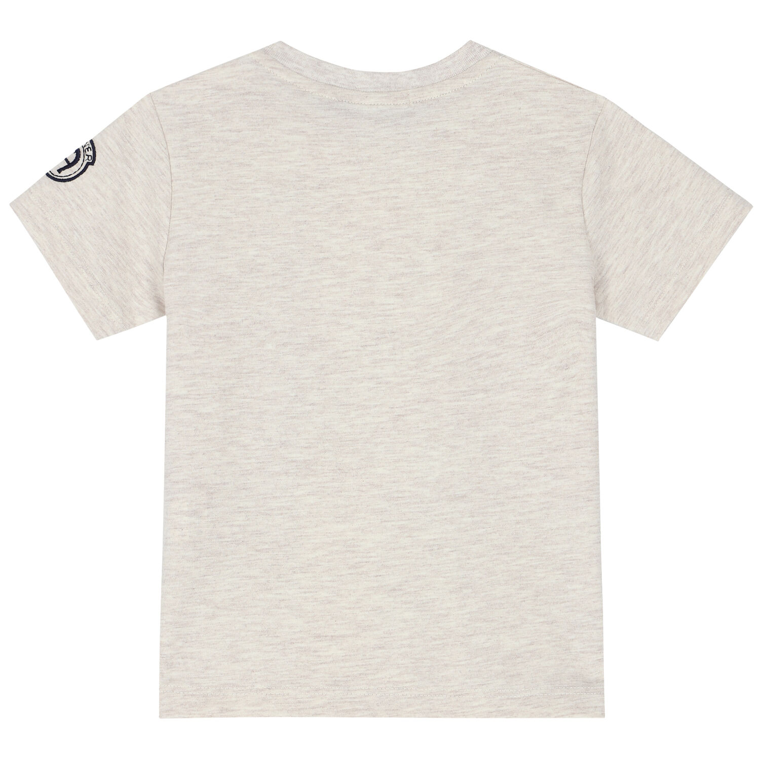 Younger Boys Beige Logo T-Shirt, 1, hi-res