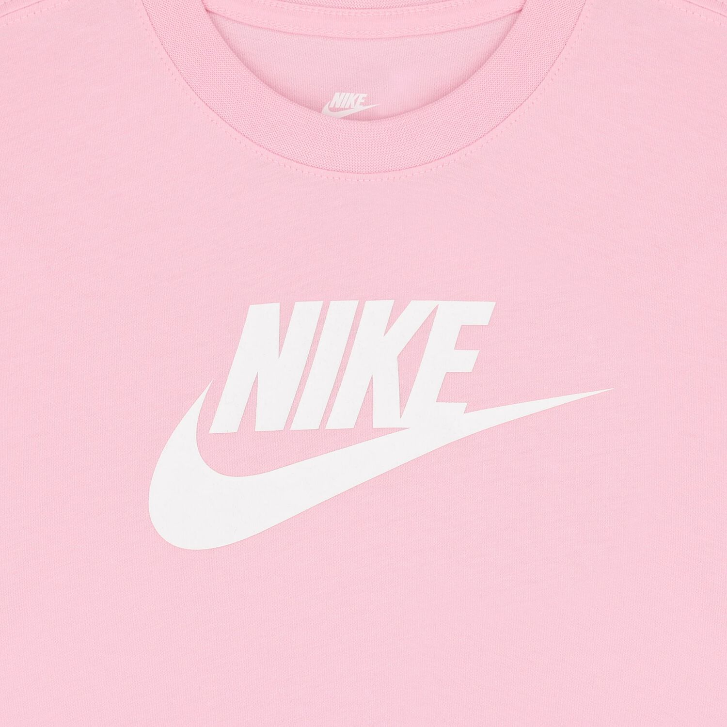 Girls Pink & White Logo T-Shirt, 3, hi-res