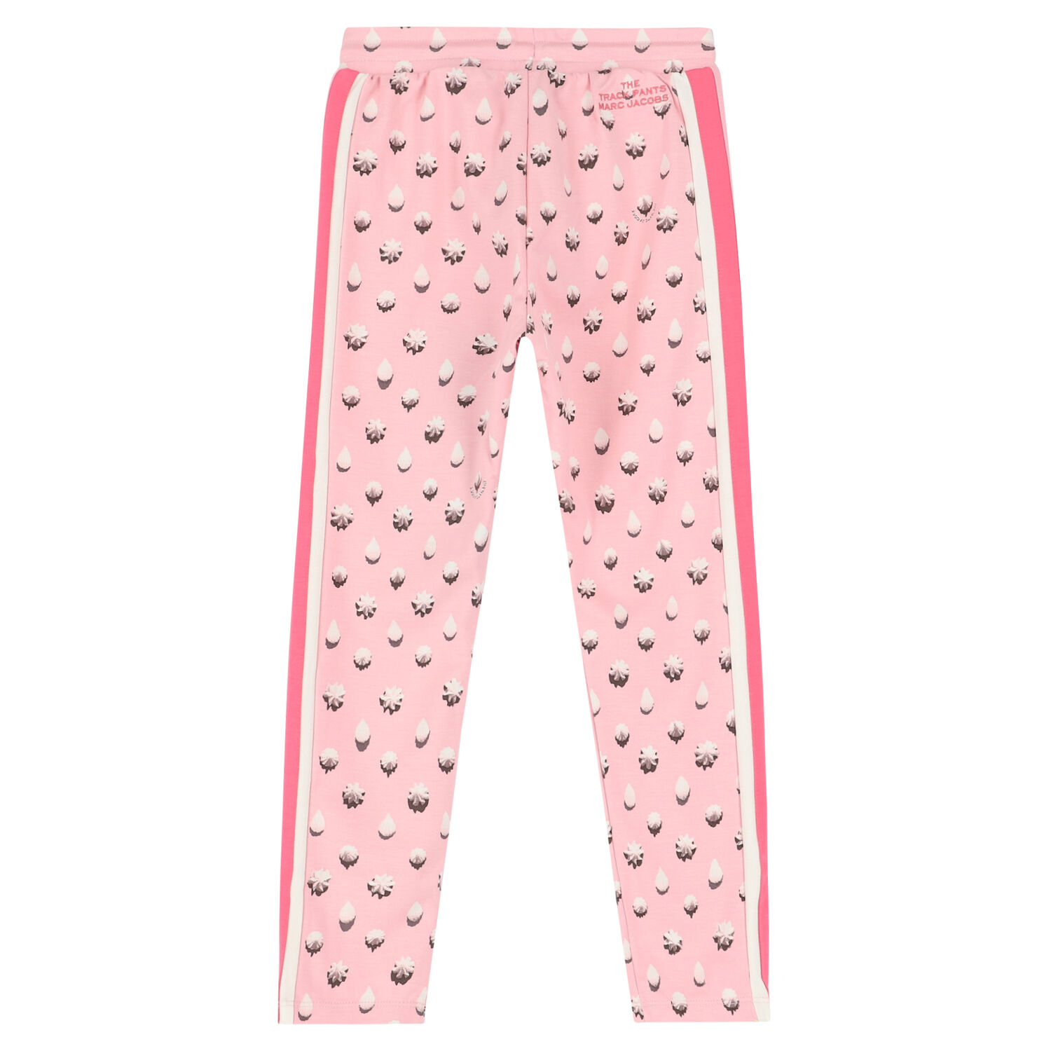 Girls Pink Jersey Joggers, 1, hi-res