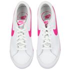 Girls White & Pink Court Legacy Trainers, 2, hi-res
