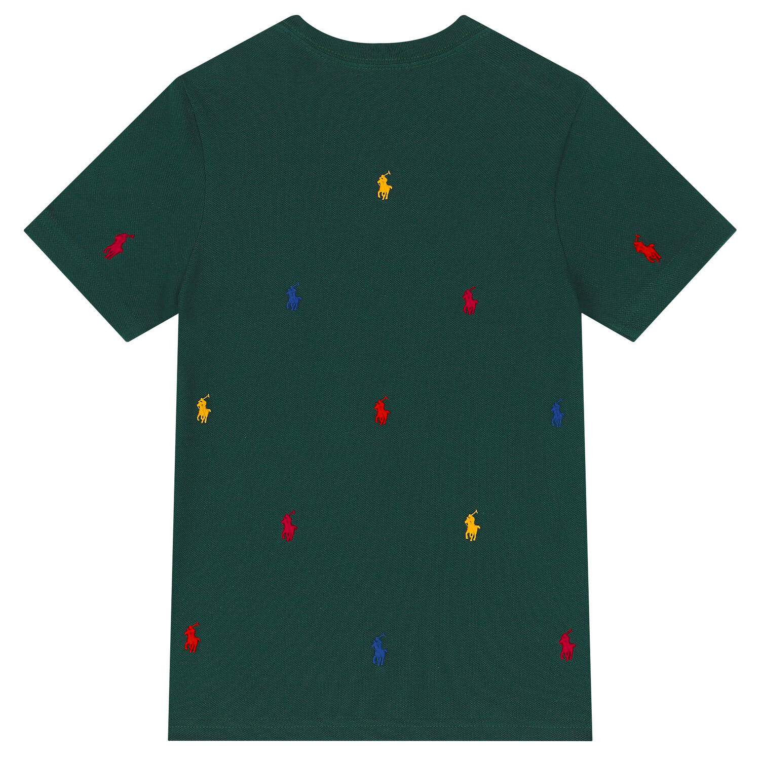 Boys Green Logo T-Shirt, 1, hi-res