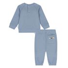 Younger Boys Blue Horse Logo Tracksuit, 1, hi-res